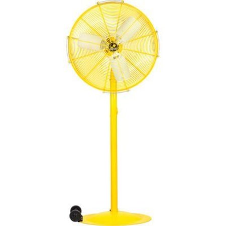 HUNTER FAN CO. JAN FAN Jan Fan 20in Pedestal Fan w/ Wheel Kit & Drop Cord Switch, 2 Speed, Yellow, 5PK JF-MAC20-DCS